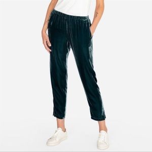 Johnny Was |Tapered Pants Silk Velvet L